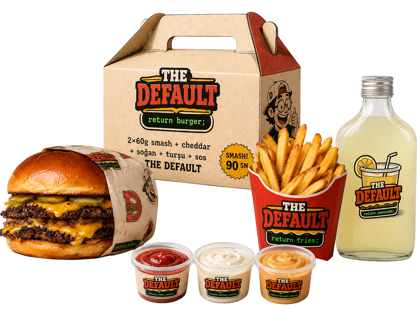 The Default paket kutusu hazır